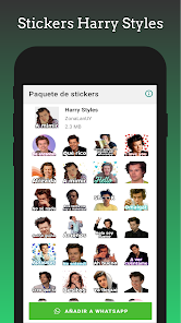 Screenshot 4 Stickers - Harry Styles Pack android