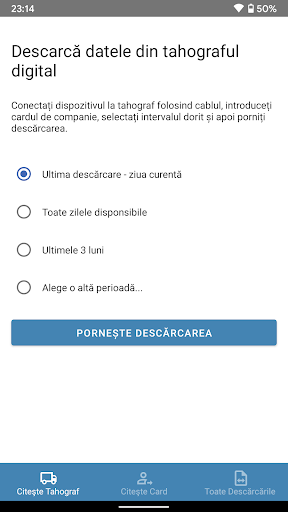 Online Tacho Screen 2