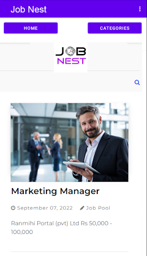 Job nest Screen 3