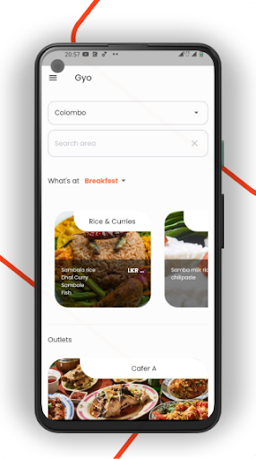 Android application GYO screenshort