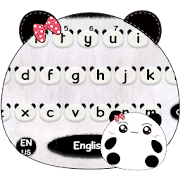 Cute Panda Keyboard Theme  Icon