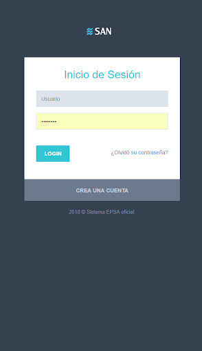 Android application EPSA SAN screenshort