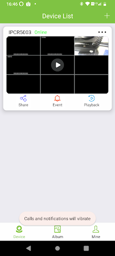 Android application Guardian ULive screenshort