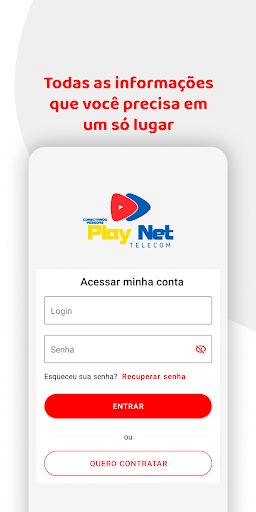 Android application Play Net Telecom screenshort