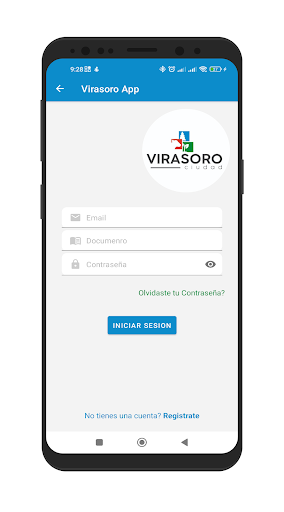 VirasoroApp Screen 2