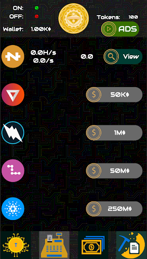 Android application Idle Crypto screenshort
