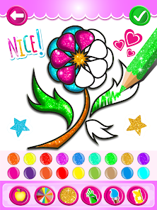 Screenshot 16 Colorear flores y dibujar para android