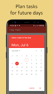 1 Day TODO – current day tasks