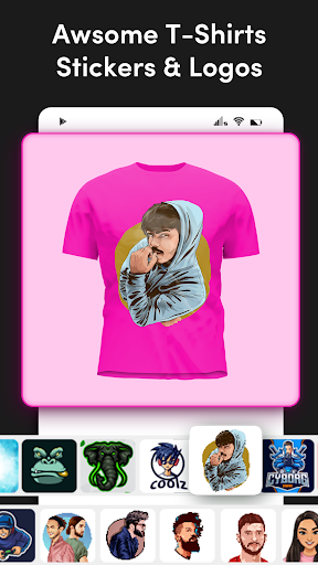 Android application T Shirt Design Maker – YoShirt screenshort