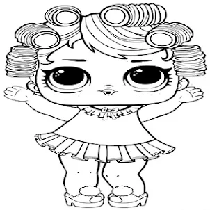 Megan Doll Puzzle And Coloring
