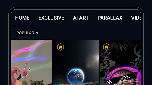 Wallcraft – Wallpaper 4K, HD Gallery Screentshots 1