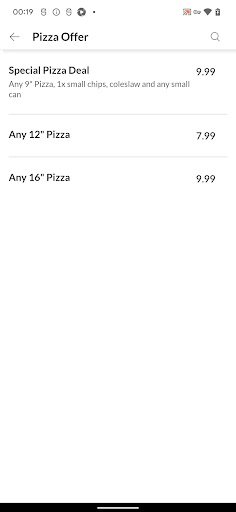 Charcoal Grill & Pizza Palace Screen 3
