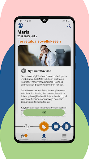 Android application Hyvaks palvelupolku screenshort