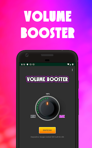 Android application Volume Booster Loud Speaker screenshort