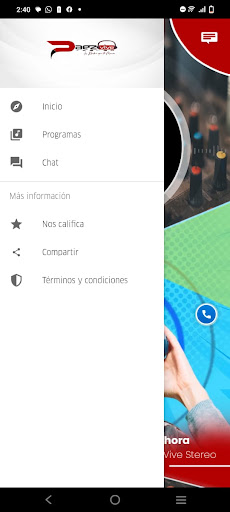 Emisora Paez Vive Stereo Screen 3