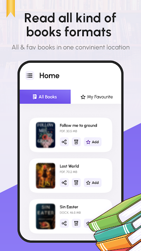 My Library-Real Books Library Screen 2
