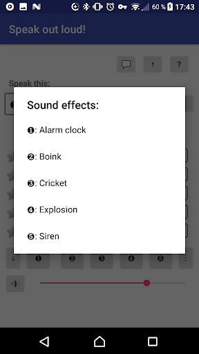 Speak Out Loud, Mobile! Screen 2