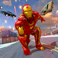 Flying Iron Hero: Rope Iron Superhero Action Games