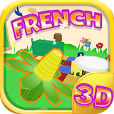 Learn French For Kids 3D Free icon