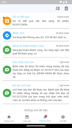 HungVuong Healthcare screenshot 4