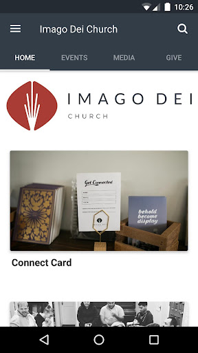 Android application Imago Dei Church screenshort