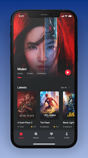Android application Movia - Movies & Tv Shows screenshort