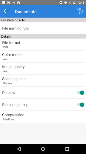 ScanSnap Cloud Screen 2