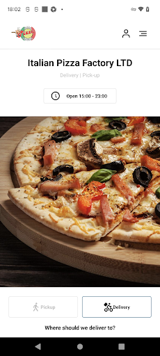 Android application Italian Pizza Factory LTD screenshort