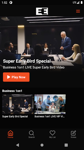 Android application Business1on1 screenshort