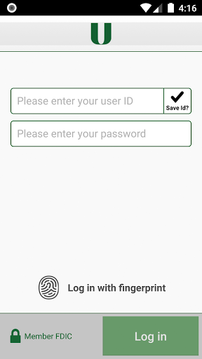 United Bank & Trust Mobile Biz Screen 2