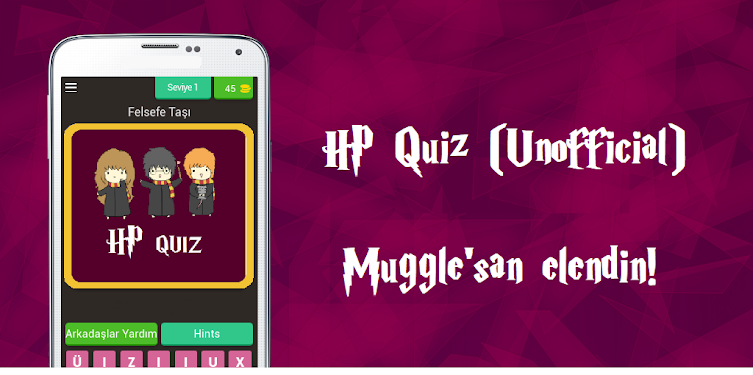 #1. Heri Potter Quiz (Android) By: GraveyardStreet Studios
