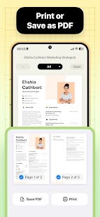 Създател на автобиография - Екранна снимка на CV Maker