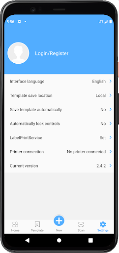 EMLabel Screen 2