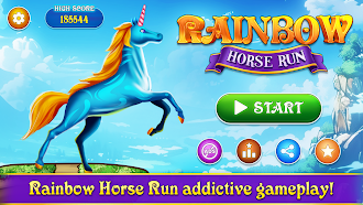 Game screenshot Rainbow Horse Run mod apk