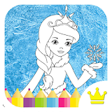 Princess Coloring Game 4 Kids icon