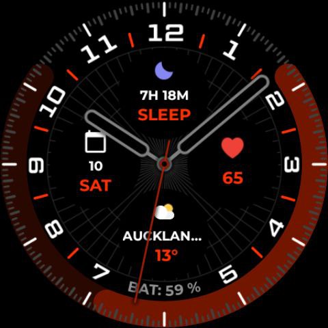 Night ver 24 - watch face screenshot 21