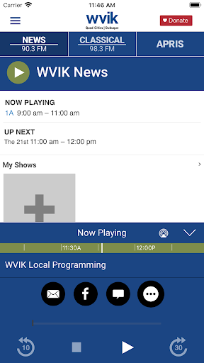 WVIK Quad Cities NPR Screen 3