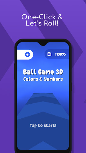 Android application Ball Game 3D: Colors & Numbers screenshort