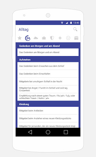 Android application Hisnul Muslim screenshort