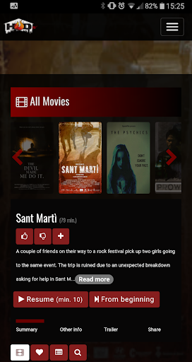 Android application HODTV screenshort