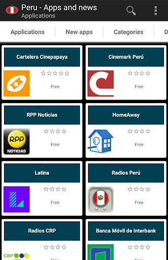 Android application Peruvian apps and games screenshort