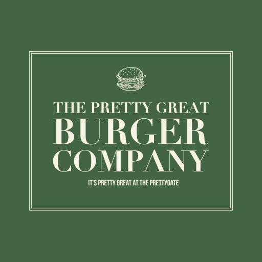 Pretty Great Burger Company logo