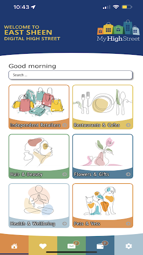Android application MyHighStreet screenshort