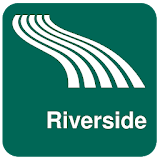 Riverside Map offline icon