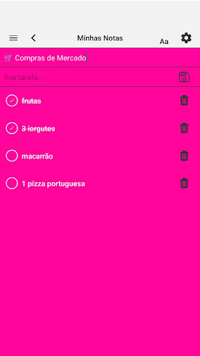 Notas Customizadas Screen 3