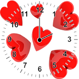 Love Heart Analog Clock Widget icon