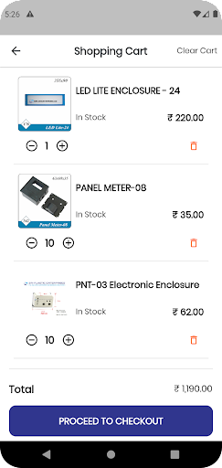 Android application Sri Plastic Enterprises screenshort
