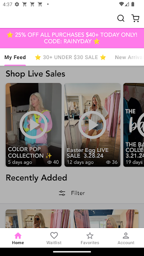 Android application Boldly Blonde screenshort