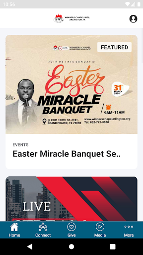 Android application Winners Chapel Arlington,TX screenshort