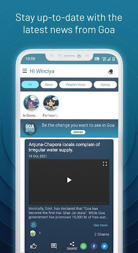 Android application Goa Deserves Better screenshort